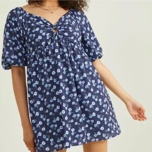 Altar’d State Noel Floral dress